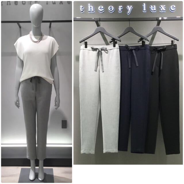 Theory luxe(セオリーリュクス)の theory luxe ウォッシャブル　カジュアルパンツ　クロップドパンツ40 レディースのパンツ(クロップドパンツ)の商品写真