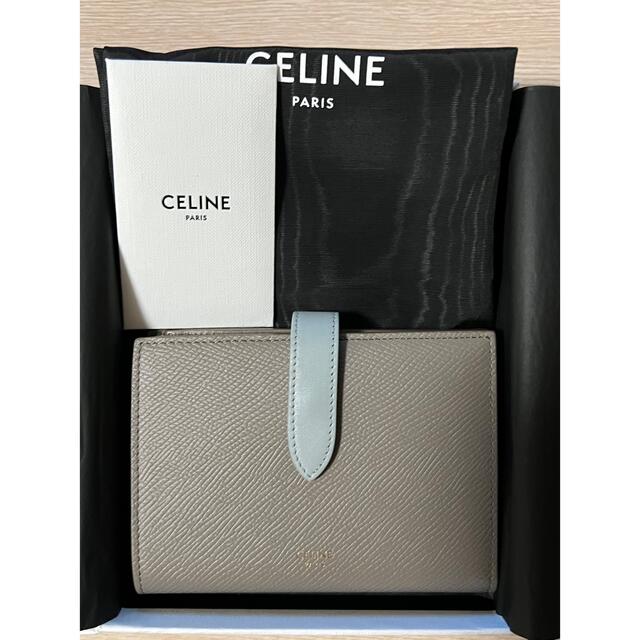 celine - CELINE ミディアム ストラップウォレット バイカラーグレインドカーフスキンの通販 by T's shop｜セリーヌならラクマ