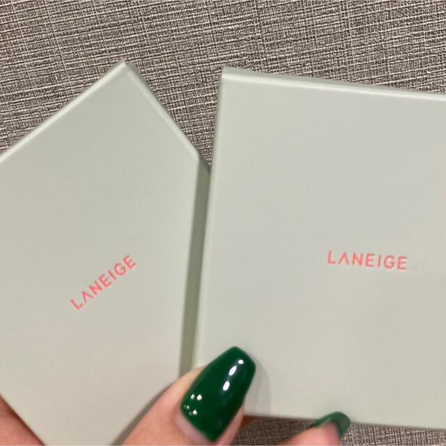 LANEIGE(ラネージュ)のLANEIGE クッションファンデパフ 2個セット コスメ/美容のメイク道具/ケアグッズ(パフ・スポンジ)の商品写真