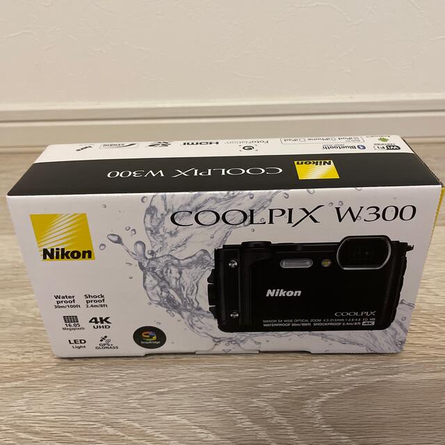【最安値】Nikon デジタルカメラ COOLPIX W W300 BLACK
