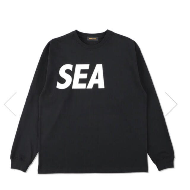 Tシャツ/カットソー(七分/長袖)WIND AND SEA L/S T-SHIRT / BLACK  XL