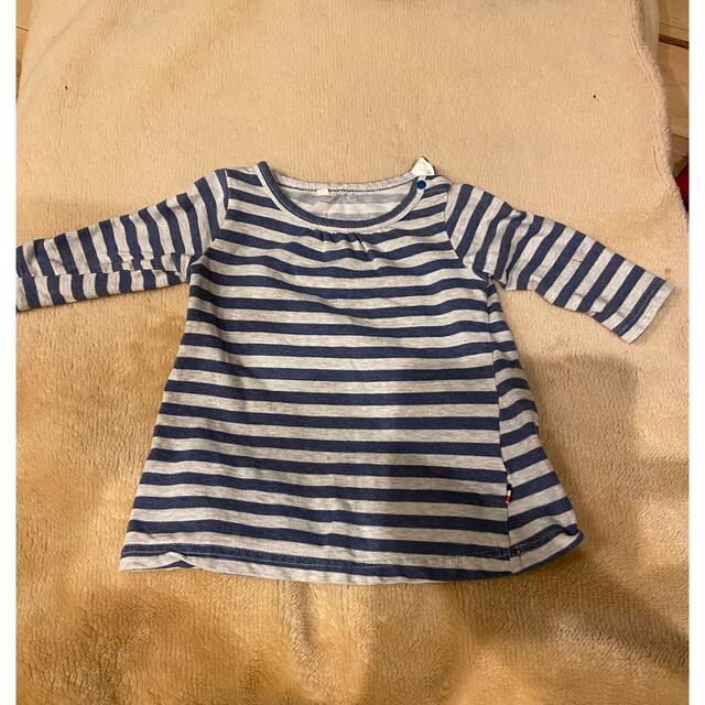 ボーダー　長袖 キッズ/ベビー/マタニティのキッズ服男の子用(90cm~)(Tシャツ/カットソー)の商品写真