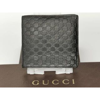 グッチ(Gucci)のグッチ　マイクログッチシマ　二つ折り財布(折り財布)