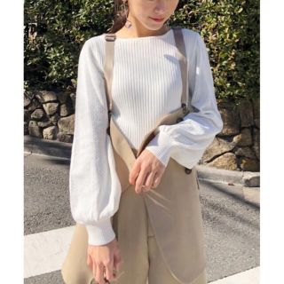 アメリヴィンテージ(Ameri VINTAGE)の 【未使用】AMERI PRINCE LACY PUFF KNIT(ニット/セーター)