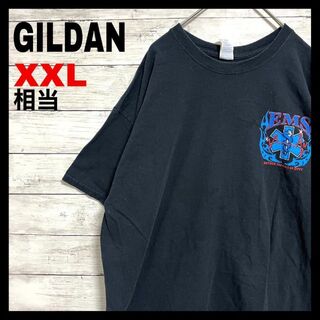 ギルタン(GILDAN)のg17 古着 半袖Tシャツ EMS 消防 救急 企業ロゴ 背面ビッグプリント(Tシャツ/カットソー(半袖/袖なし))