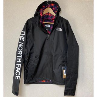 ザノースフェイス(THE NORTH FACE)のメンズ新品★海外限定★ノースフェイス マウンテンパーカー 黒裏地プリント柄L★ (マウンテンパーカー)