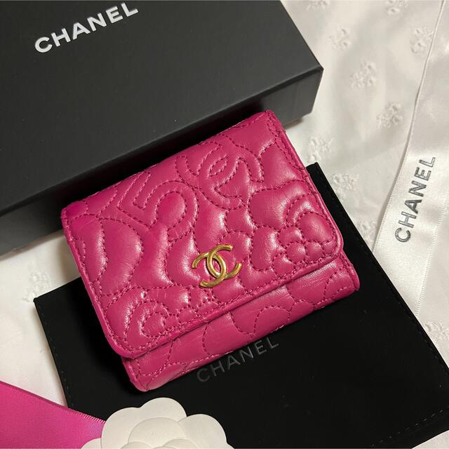 【専用】★CHANEL シャネル 5ステッチ コンパクトウォレット財布