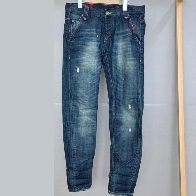 ZARA(ザラ)のレア✨ 30 Zara Jeans ステッチワーク メンズのパンツ(デニム/ジーンズ)の商品写真