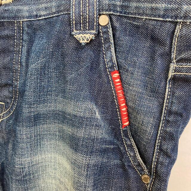 ZARA(ザラ)のレア✨ 30 Zara Jeans ステッチワーク メンズのパンツ(デニム/ジーンズ)の商品写真