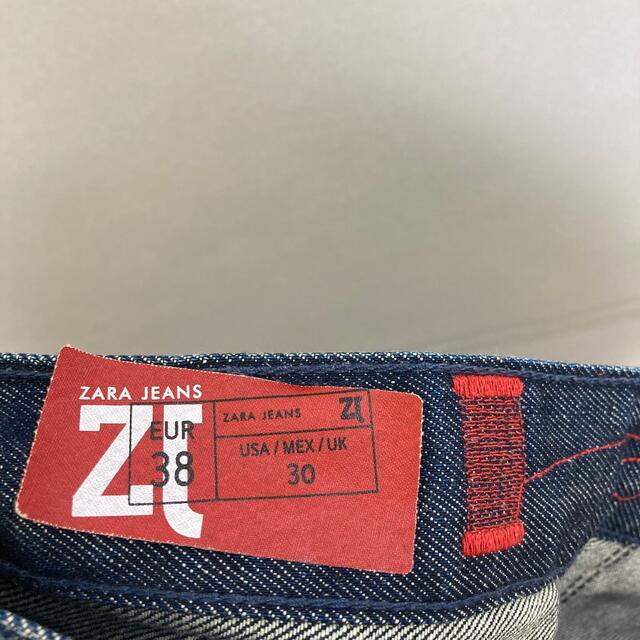 ZARA(ザラ)のレア✨ 30 Zara Jeans ステッチワーク メンズのパンツ(デニム/ジーンズ)の商品写真