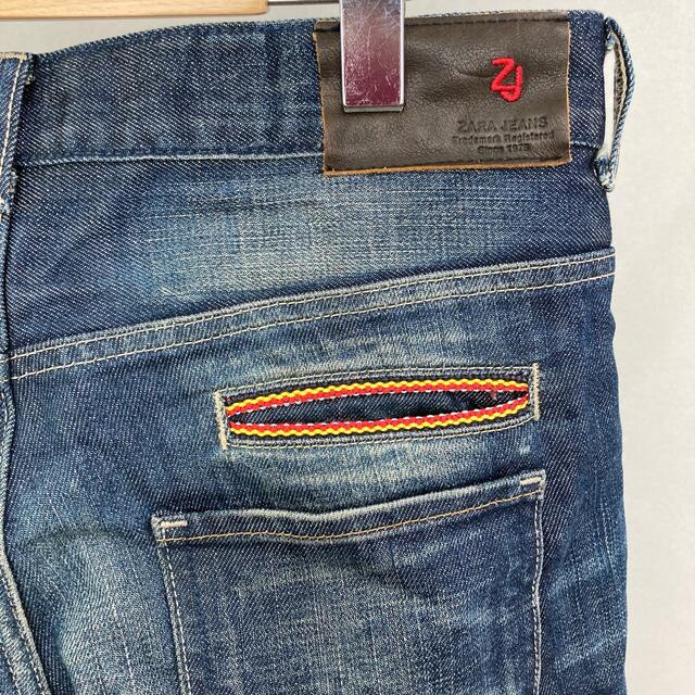 ZARA(ザラ)のレア✨ 30 Zara Jeans ステッチワーク メンズのパンツ(デニム/ジーンズ)の商品写真