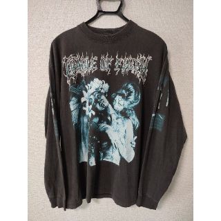 【値下げ不可】古着 90s cradle of filth ロンＴ(Tシャツ/カットソー(七分/長袖))