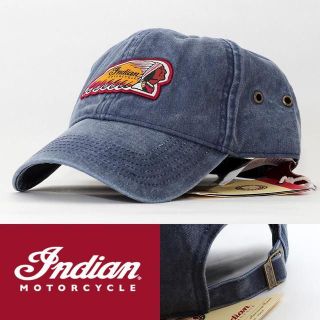 インディアン(Indian)のローキャップ 帽子 Indian Motorcycle デニム 2860748(キャップ)