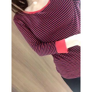 ギャップ(GAP)のGAP ボーダートップス(Tシャツ(長袖/七分))