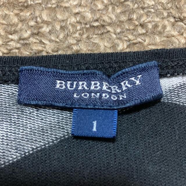 BURBERRY(バーバリー)のバーバリーロンドン BURBERRY LONDON Tシャツ カットソー 黒 1 レディースのトップス(カットソー(半袖/袖なし))の商品写真