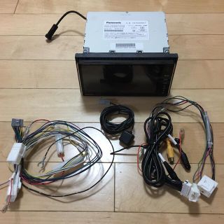 パナソニック(Panasonic)のストラーダナビ CN-R500WD1 パナソニック VICSビーコンセット！(カーナビ/カーテレビ)