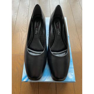 新品 AQUA LADYブラックパンプス(ハイヒール/パンプス)