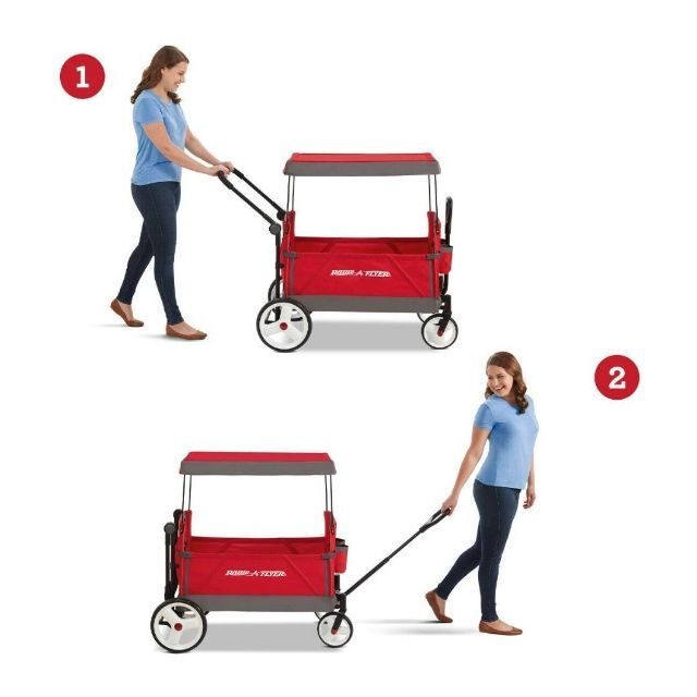 Radio Flyer コンバーチブル ベビーカー ワゴン キッズ/ベビー/マタニティの外出/移動用品(その他)の商品写真