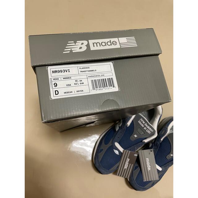 New Balance(ニューバランス)の【日本未発売】New Balance 993 Made in US INDIGO メンズの靴/シューズ(スニーカー)の商品写真