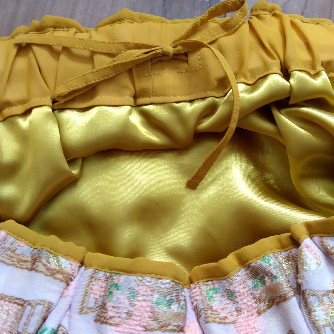franche lippee(フランシュリッペ)の専用です　yukiemon おはよう柄 ジャガードロングスカート　大きいサイズ レディースのスカート(ロングスカート)の商品写真
