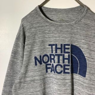 ザノースフェイス(THE NORTH FACE)のノースフェイス 長袖Tシャツ ロンＴ グレー フロントプリント ゴールドウィン(Tシャツ/カットソー(七分/長袖))