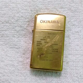 ジッポー(ZIPPO)のジッポ スリム 沖縄  1984年 ZIPPO OKINAWA(タバコグッズ)