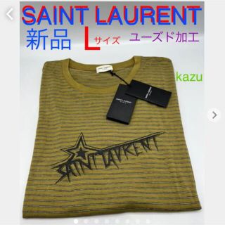 サンローラン(Saint Laurent)の激レア 新品 SAINT LAURENT サンローラン Tシャツ Lサイズ(Tシャツ/カットソー(半袖/袖なし))