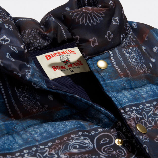 新品！BIRDWELL BANDANA PATCHWORK VEST S メンズのトップス(ベスト)の商品写真