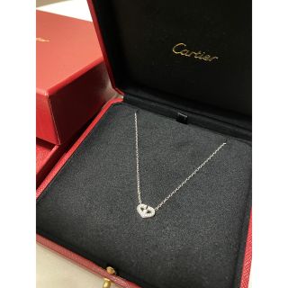 カルティエ(Cartier)のカルティエ　ハートネックレス　フルダイヤ(ネックレス)