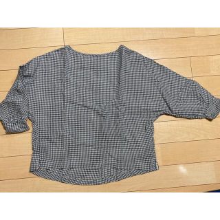 アメリカンホリック(AMERICAN HOLIC)のアメリカンホリック　チェック　ブラウス　カットソー　トップス(シャツ/ブラウス(長袖/七分))