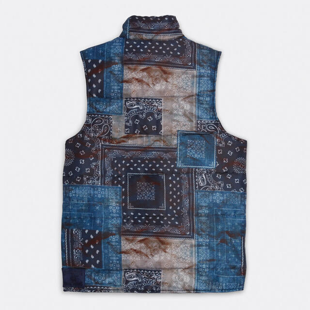 新品！BIRDWELL BANDANA PATCHWORK VEST M メンズのトップス(ベスト)の商品写真