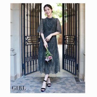 ガール(GIRL)の【GIRL】新品・未使用パーティードレス ワンピース 結婚式(ロングドレス)