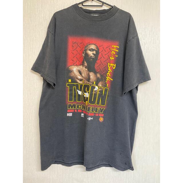 90'S 当時物　MIKE TYSON Tシャツ　ヴィンテージ　マイクタイソン