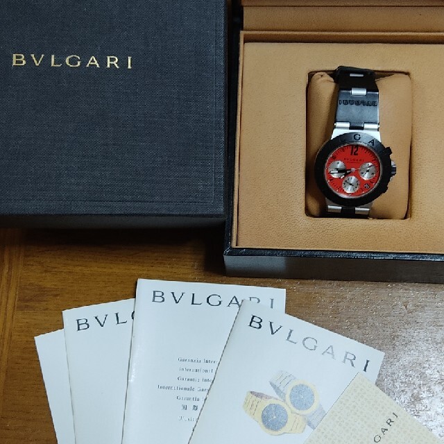 激安単価で BVLGARI - BVLGARI ブルガリ AC38TAVD アルミニウム 腕時計(アナログ)