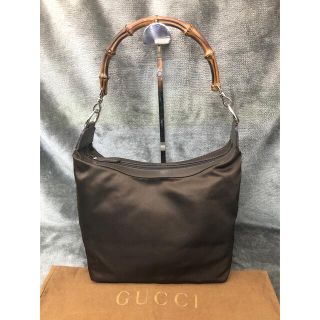 グッチ(Gucci)のGUCCIグッチ　バンブーナイロンワンショルダーバッグ(ショルダーバッグ)