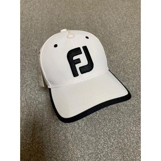 フットジョイ(FootJoy)のフットジョイ　ゴルフキャップ　白　新品未使用　￥１９８０→￥１８００に値下げ(その他)