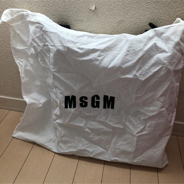 MSGM エムエスジーエムクリアバッグ ビニール PVCトートバッグ