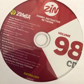 ズンバ(Zumba)のズンバCD zin98 ウォーミングアップ付き(クラブ/ダンス)