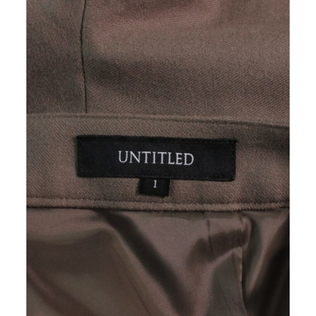 UNTITLED(アンタイトル)のUNTITLED アンタイトル パンツ（その他） 1(S位) 茶系 【古着】【中古】 レディースのパンツ(その他)の商品写真