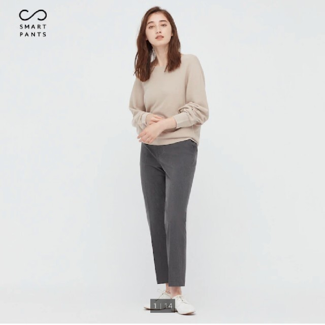 UNIQLO - スマートアンクルパンツ(2WAYストレッチ・丈標準64~66cm