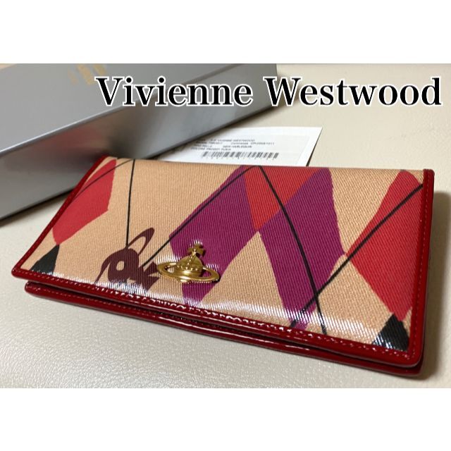 Vivienne Westwood(ヴィヴィアンウエストウッド)のVivienne Westwood ☆ 新品未使用 アーガイル 長財布 レディースのファッション小物(財布)の商品写真