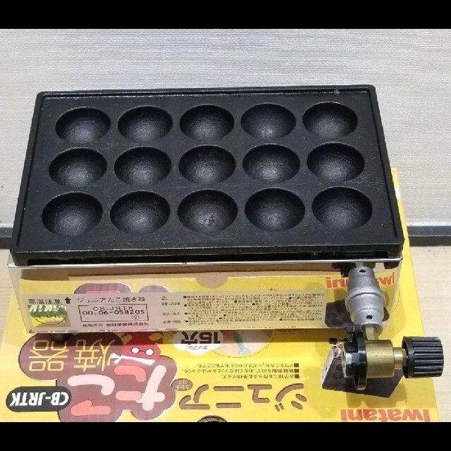 Iwatani - イワタニ たこ焼器 カセットガス式 CB-JRTK 鉄鋳物製 Iwatani - イワタニ たこ焼器 カセットガス式 CB-JRTK 鉄鋳物製