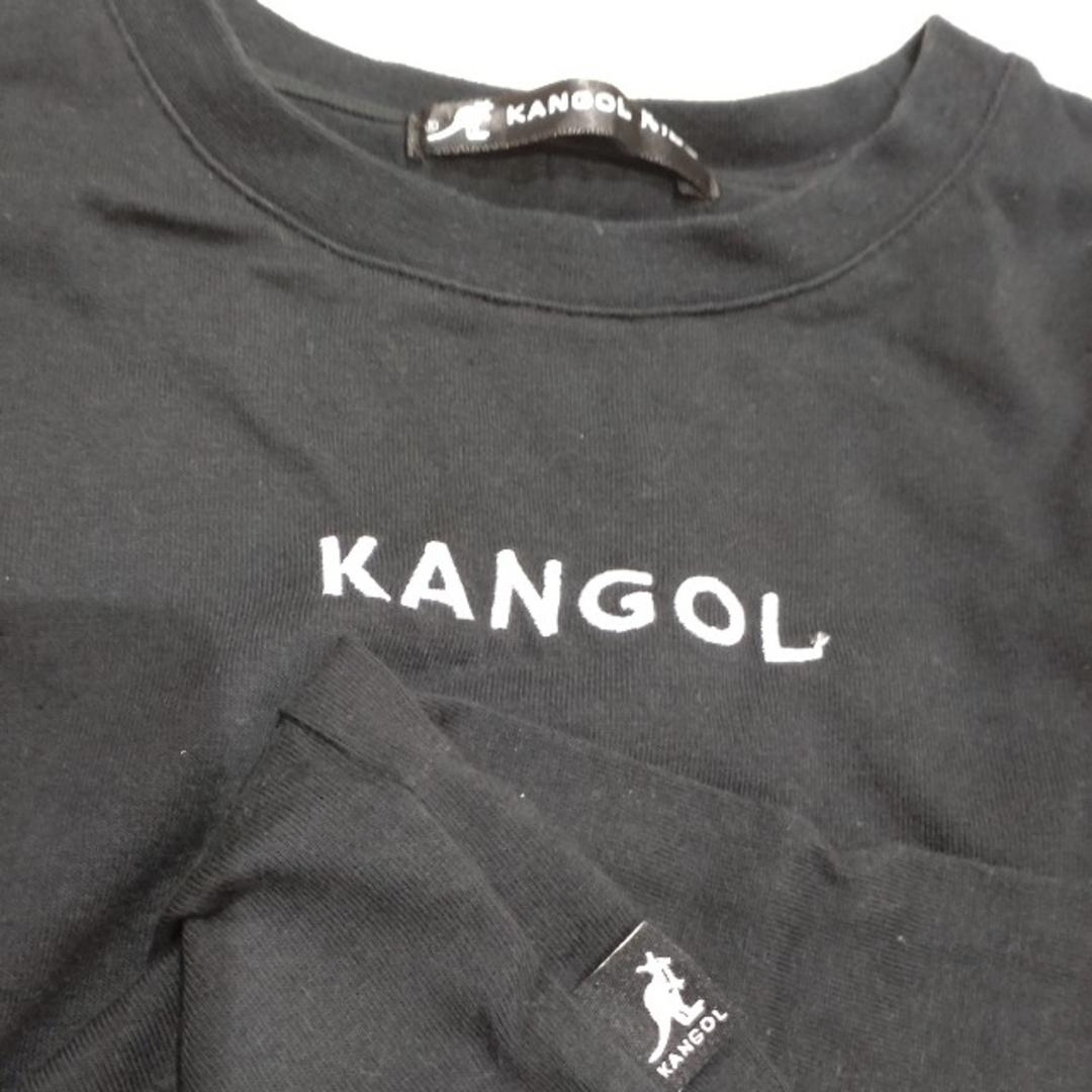 KANGOL(カンゴール)のused KANGOL ボックスノースリーブワンピース 120㌢ブラック キッズ/ベビー/マタニティのキッズ服女の子用(90cm~)(ワンピース)の商品写真