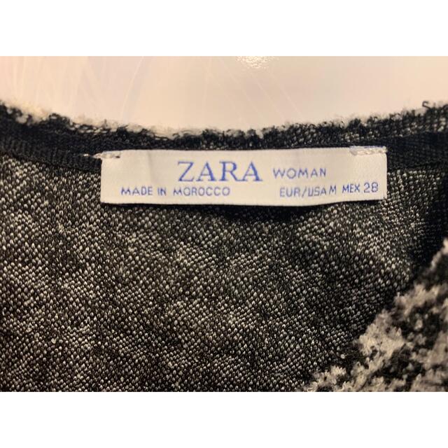 ZARA 美品 ZARA ザラ 千鳥格子 ペムラムトップス トップス 人気 完売の通販 by sora｜ザラならラクマ