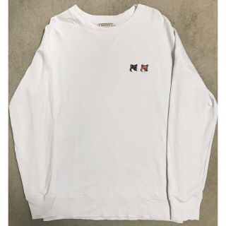 メゾンキツネ(MAISON KITSUNE')のメゾンキツネ  foxheadロゴスウェット(スウェット)