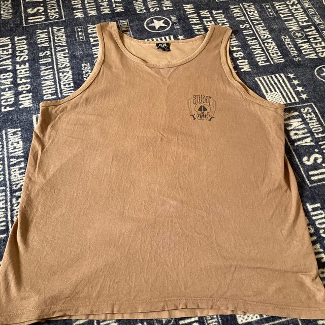 STUSSY - stussy くすみブラウンタンクトップの通販 by はな's shop