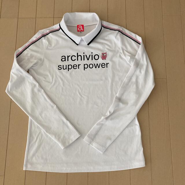 archivio(アルチビオ)の【 美品 】 アルチビオ archivio 長袖シャツ　サイズ36  スポーツ/アウトドアのゴルフ(ウエア)の商品写真