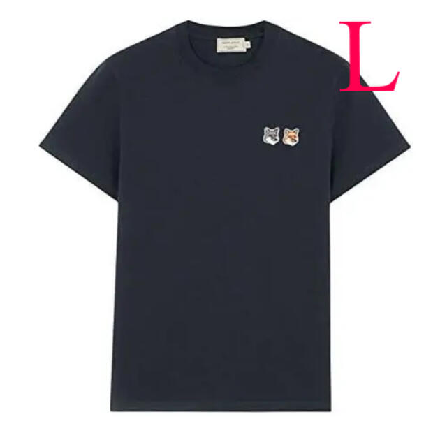 【新品】MAISON KITSUNE メゾンキツネ Tシャツ ブラックL