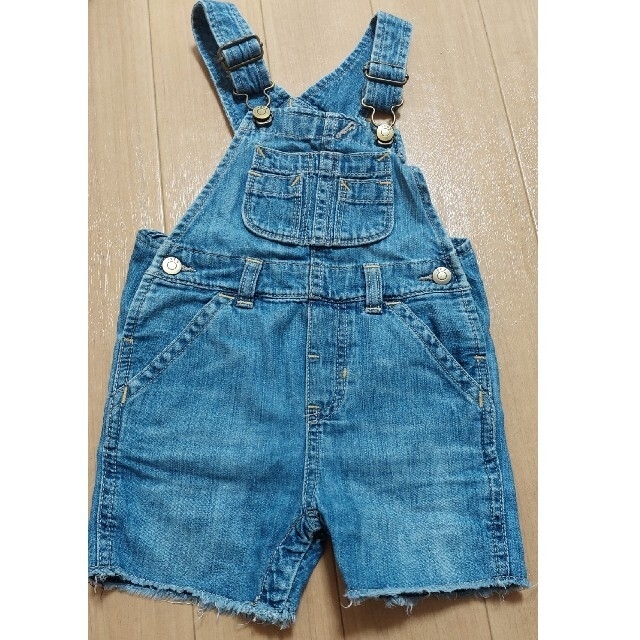 babyGAP(ベビーギャップ)のデニム　サロペット キッズ/ベビー/マタニティのキッズ服女の子用(90cm~)(パンツ/スパッツ)の商品写真