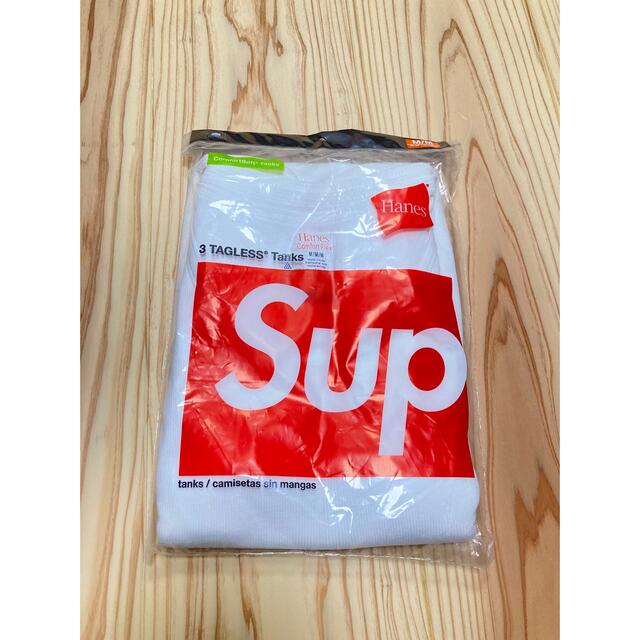 supreme タンクトップ 3枚組 新品未使用 サイズM ヘインズ